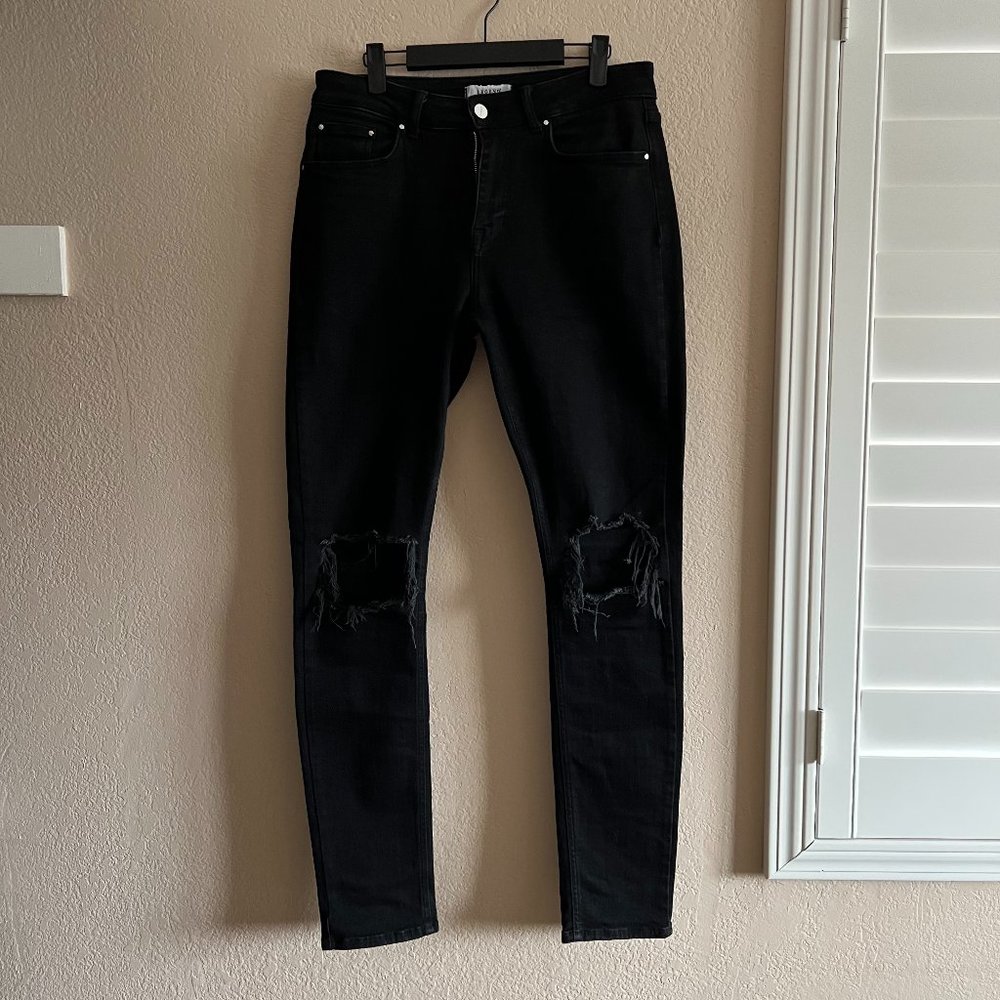 Legend London Slim Fit Ripped Jeans
